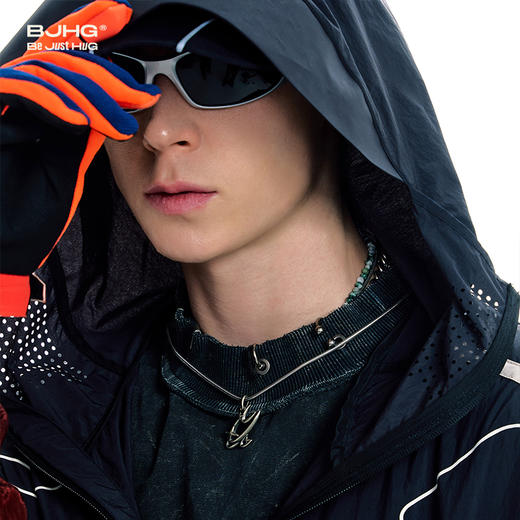 BJHG不计后果原创顿星尾迹项链男款潮牌美式复古百搭高级情侣饰品 商品图3