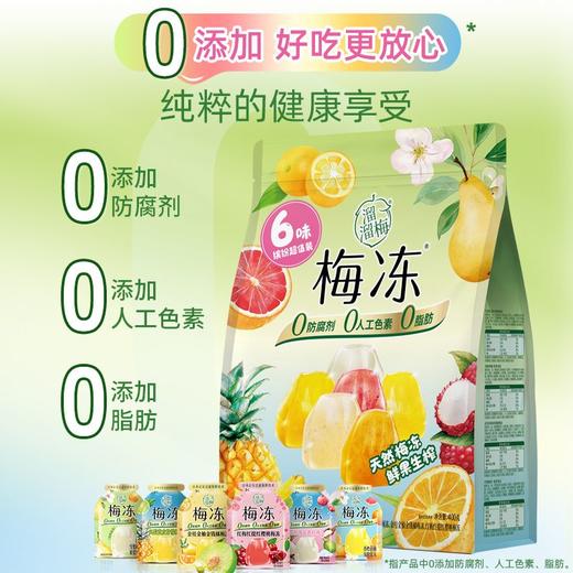 溜溜梅梅冻 6味超值缤纷装果浆果冻 400g/袋 商品图2