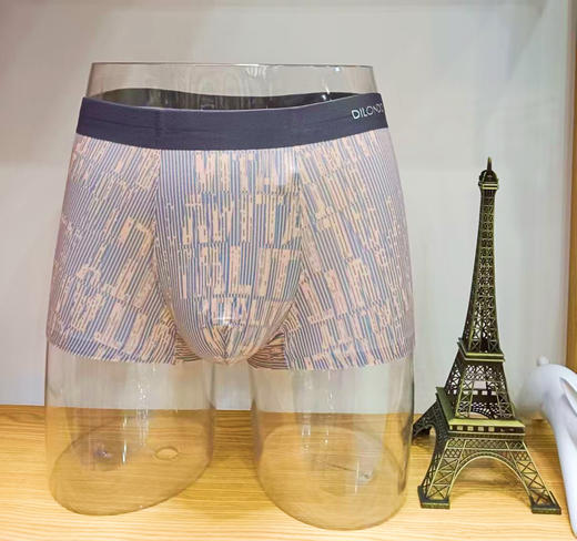 新款男士内裤80支兰精莫代尔棉柔软舒适花色平角内裤 商品图5