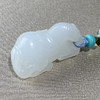 和田玉（羊脂白玉）挂件--卧马13.105g 商品缩略图5