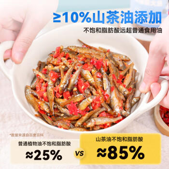 小味儿湖南特产香辣柴火鱼干下饭菜拌饭酱农家零食剁椒小鱼仔辣椒酱238g /粮油调味 /调味品 /中式酱料 商品图4