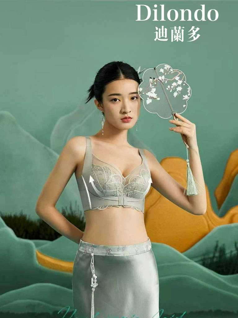 新款小仙托中厚杯内衣小胸显大聚拢防下垂收副乳舒适调整文胸2118452