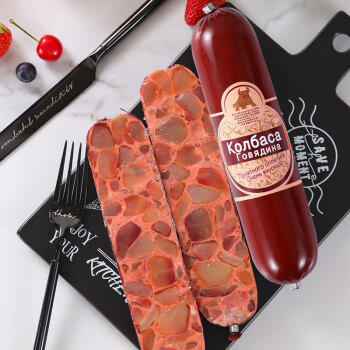 赞布斯 俄罗斯风味牛筋肠牛筋王350g*3根装香肠大火腿肠即食下酒菜食品 /粮油调味 /方便食品 /火腿肠 商品图4