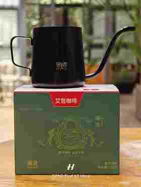 澜沧挂耳咖啡（10袋*10g）+黑色手冲壶（250ml）