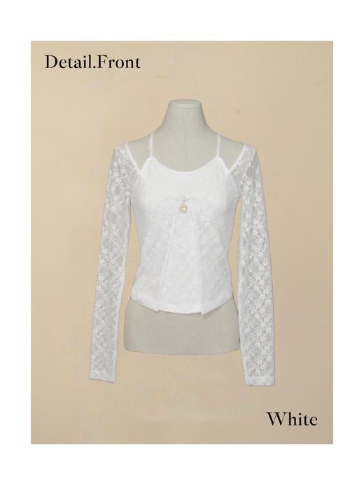 Kaiy Xiao · 早秋系列 大花蕾丝小兔开衫 商品图4