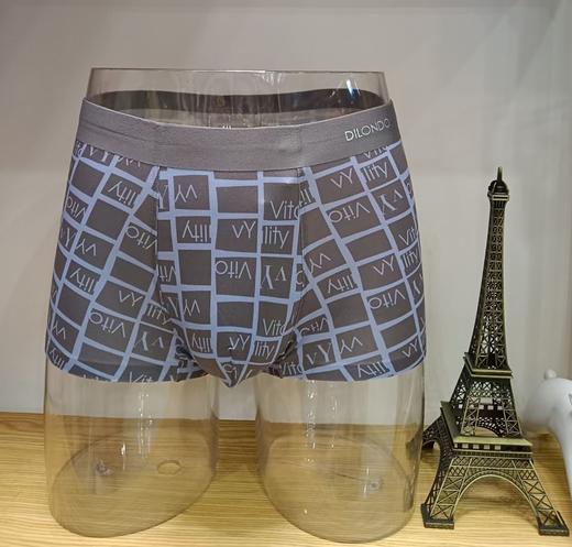 新款男士内裤80支兰精莫代尔棉柔软舒适花色平角内裤 商品图1