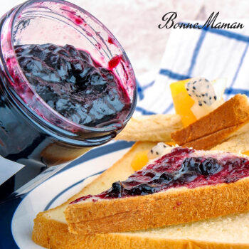 蓓妮妈妈 蓝莓果酱225g 法国进口Bonne Maman水果量50%早餐烘焙涂抹面包酱 /粮油调味 /调味品 /西式酱料 商品图7