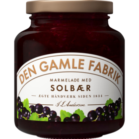 DEN GAMLE FABRIK(DGF)丹麦进口 黑加仑果肉果酱380g面包搭档早餐伴侣0脂肪 /粮油调味 /调味品 /西式酱料