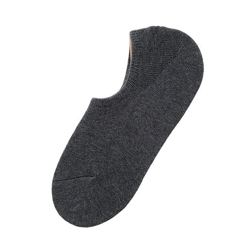 【男士无骨休闲船袜】男士船袜纯色透气棉防臭夏薄短袜隐形防滑不掉跟浅口 商品图6