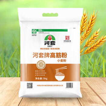 河套高筋粉5kg /粮油调味 /面粉 /通用粉 商品图0