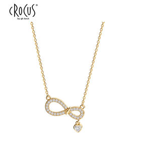 CROCUS 8字爱心项链