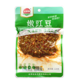 金菜地120g*5袋微辣嫩豇豆酸豆角泡菜小菜酱菜下饭菜腌菜安徽老字号 /粮油调味 /调味品 /榨菜/酱腌菜