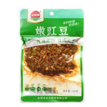 金菜地120g*5袋微辣嫩豇豆酸豆角泡菜小菜酱菜下饭菜腌菜安徽老字号 /粮油调味 /调味品 /榨菜/酱腌菜 商品图0