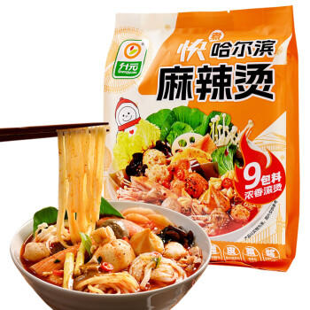 升元麻辣烫396g 东北老式黏糊麻辣烫9包料关东煮速食面条米粉米线宵夜 /粮油调味 /方便食品 /速食预制主食 商品图3