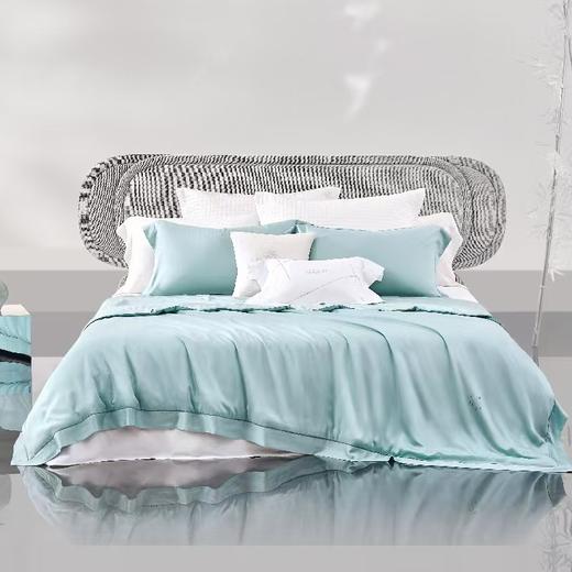 【6F】罗莱 粹 川山蜀丝夏被-汝瓷蓝 商品图0