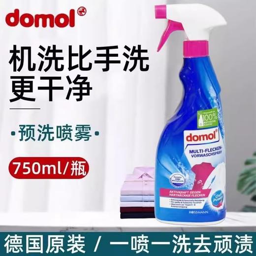 【中欧班列精选】德国衣领净去污喷雾 原装进口ROSSMANN/domol 衣领净去污去黄预洗喷雾750ml/瓶 商品图0