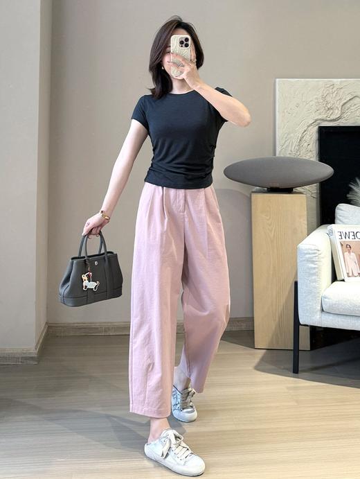 超态棉奶奶裤抗皱松弛简约9分直筒裤神裤 商品图3