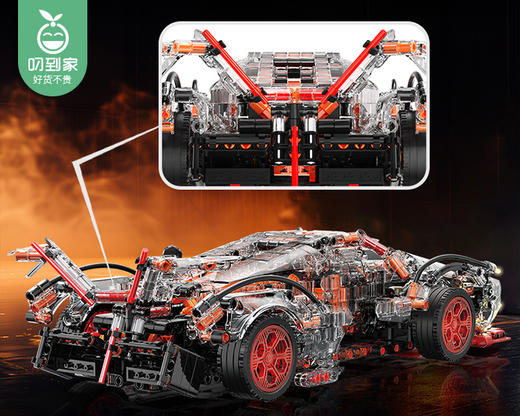 联合创想兰博基尼积木礼盒/1件（1100+PCS）补单专用 商品图4