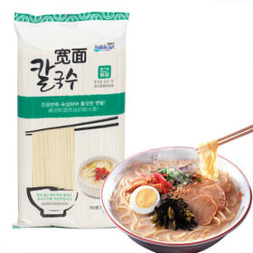 海地村韩国进口 海地村 高筋面条挂面 宽面 素面汤面 900g /粮油调味 /方便食品 /其他方便食品