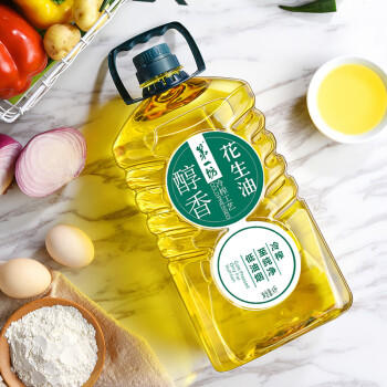 第一坊【保真花生油】冷榨醇香花生油4L 食用油 压榨一级  低油烟   /粮油调味 /食用油 /花生油 商品图4