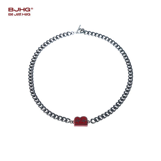 BJHG不计后果复古街头炽星项链男款美式潮流百搭配饰高级情侣饰品 商品图3