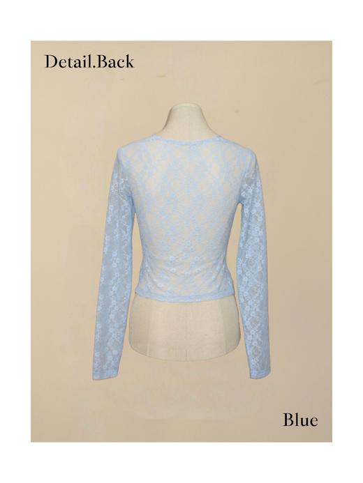 Kaiy Xiao · 早秋系列 大花蕾丝小兔开衫 商品图3