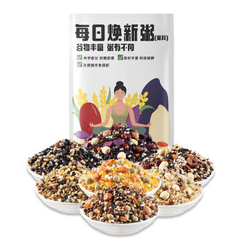 瑞利来每日焕新粥1.4斤紫薯黑米八宝粗粮粥营养早餐杂粮七日粥100g*7 /粮油调味 /杂粮 /复合粥米 商品图5