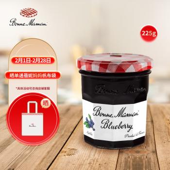蓓妮妈妈 蓝莓果酱225g 法国进口Bonne Maman水果量50%早餐烘焙涂抹面包酱 /粮油调味 /调味品 /西式酱料 商品图4