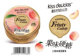 醇然心动果味硬糖（白桃味）60g-22215956