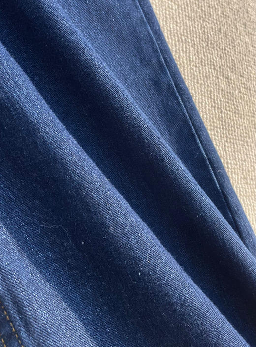 511-8 独家圆正 小禾 植物染蓝 微微小阔腿 夏季薄款 直筒牛仔裤 炒鸡显瘦 商品图11