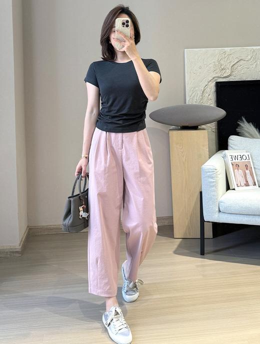 超态棉奶奶裤抗皱松弛简约9分直筒裤神裤 商品图2