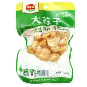 金菜地120g*5袋大蒜子腌菜酱菜即食下饭拌面菜安徽老字号 /粮油调味 /调味品 /榨菜/酱腌菜