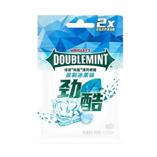 绿箭劲酷 茉莉冰茶味薄荷硬糖 20.5g/袋 商品图0