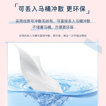 妮飘（Nepia）Hello Kitty除菌湿厕纸50抽*5包小包装便携卫生清洁湿厕巾 /家庭清洁/纸品 /清洁纸品 /湿厕纸 商品图3