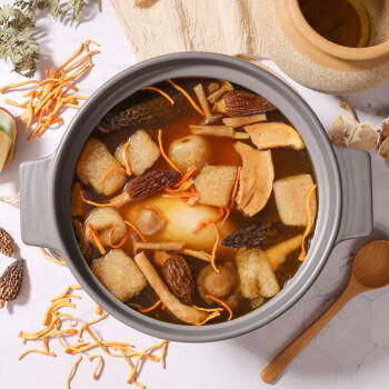 云仟味云南菌子火锅411g*1盒羊肚菌竹荪菌菇包食用菌汤包汤料包煲汤食材 /粮油调味 /南北干货 /菌菇干货 商品图5