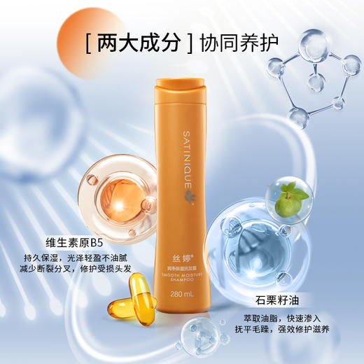丝婷润泽保湿洗发露/适用干枯毛燥发质/富含石栗籽油滋养精华/维生素原B5 商品图2