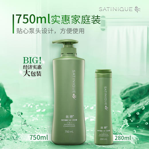 丝婷净护调理二合一洗发露/适用短发/适用所有发质/适合每天使用/富含VE/玻璃苣籽油/柔顺润泽 商品图0
