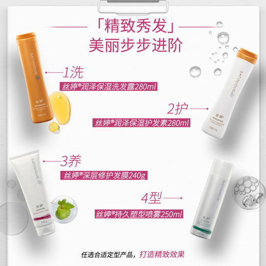 丝婷深层修护发膜240g/改善头发强韧度/适用于所有发质/深入发芯提供修护滋养/丝滑强韧 商品图4