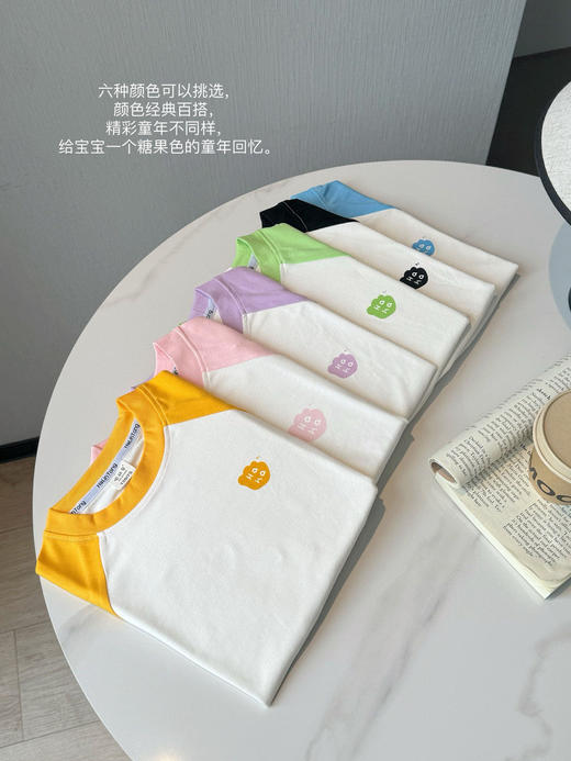 『P*MA童装同款高定凉感面料』【哈林童凉感🧊趣味哈哈T】 夏日王者T恤💰49.9买一送一，闭眼冲！ ✔️A类婴幼儿标准➕7A抗菌，大大的安心 ✔️50s紧赛纺凉感纤维，源自纯木源，贴身即凉 商品图3