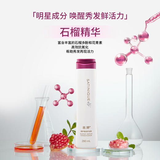 丝婷修护亮采护发素280ml/适用染烫受损发质/修护发芯/防止分叉/9倍强韧/抵御紫外线 商品图2