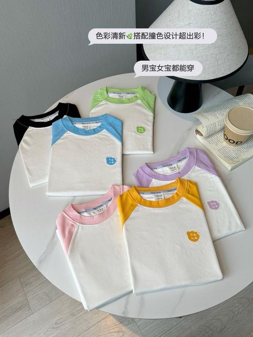 『P*MA童装同款高定凉感面料』【哈林童凉感🧊趣味哈哈T】 夏日王者T恤💰49.9买一送一，闭眼冲！ ✔️A类婴幼儿标准➕7A抗菌，大大的安心 ✔️50s紧赛纺凉感纤维，源自纯木源，贴身即凉 商品图2