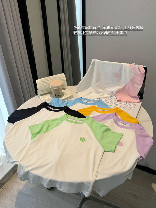 『P*MA童装同款高定凉感面料』【哈林童凉感🧊趣味哈哈T】 夏日王者T恤💰49.9买一送一，闭眼冲！ ✔️A类婴幼儿标准➕7A抗菌，大大的安心 ✔️50s紧赛纺凉感纤维，源自纯木源，贴身即凉 商品图4