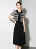 「自」全新升级【铂金会员247/天猫329/差价82】(99219)2025年新款夏季设计感小众时尚气质撞色连衣裙 商品缩略图0