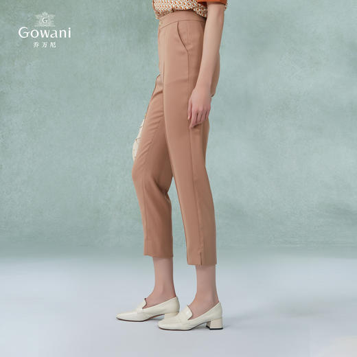 乔万尼夏季休闲裤经典百搭高腰显瘦哈伦裤ET2F253 商品图2