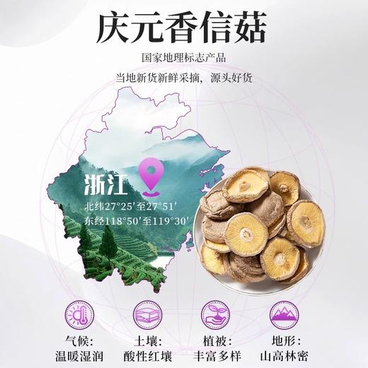 在菌屋 正宗庆元香信菇150g/罐 口感爽滑Q弹 劲道有肉感 保留香信菇本来的自然鲜香 商品图3