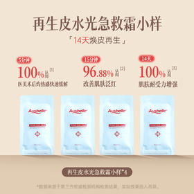 【跨境】	Ausbelle澳思蓓 优格霜急救水光霜 小样 3g/包*4