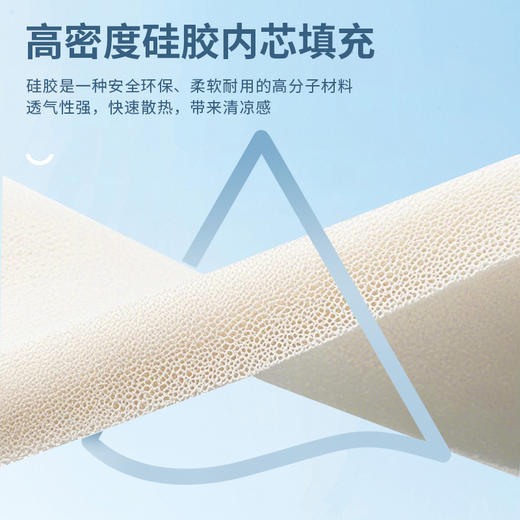 泰嗨硅胶冰丝凉席床笠三件套透气凉爽可机洗水洗 商品图3