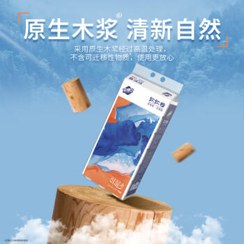 金博仕软软卷无芯卷纸5层2500克18卷卫生纸擦手纸巾厕纸5斤源头直发包邮 /家庭清洁/纸品 /清洁纸品 /卷纸 商品图2