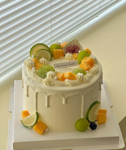 优品--【小清新水果款】水果生日蛋糕 商品图0