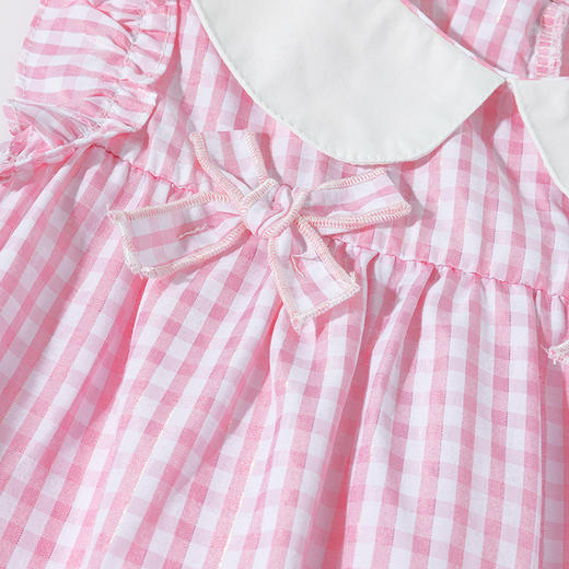 贝贝怡童装女童夏季连衣裙无袖女宝宝透气A字裙洋气凉感公主裙子ZB2EQ013 商品图5